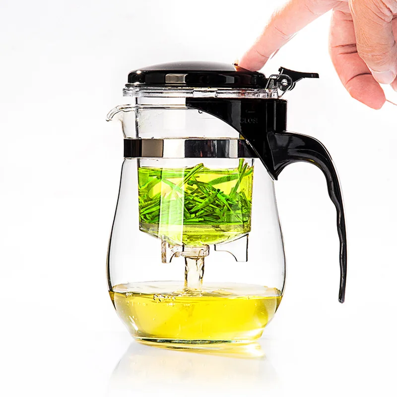 Высококачественный стеклянный чайник термостойкий китайский чайный набор кунг