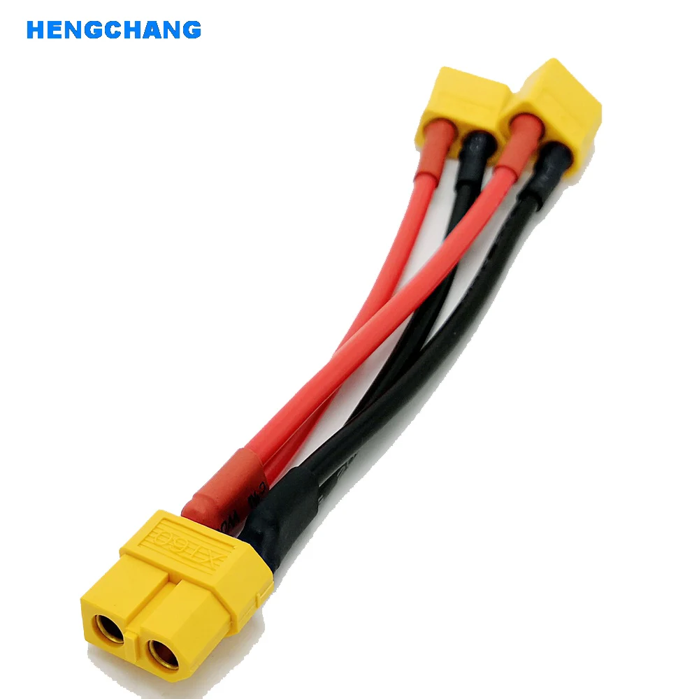 Бесплатная доставка 10 см 14awg силиконовый XT60 параллельный соединительный кабель