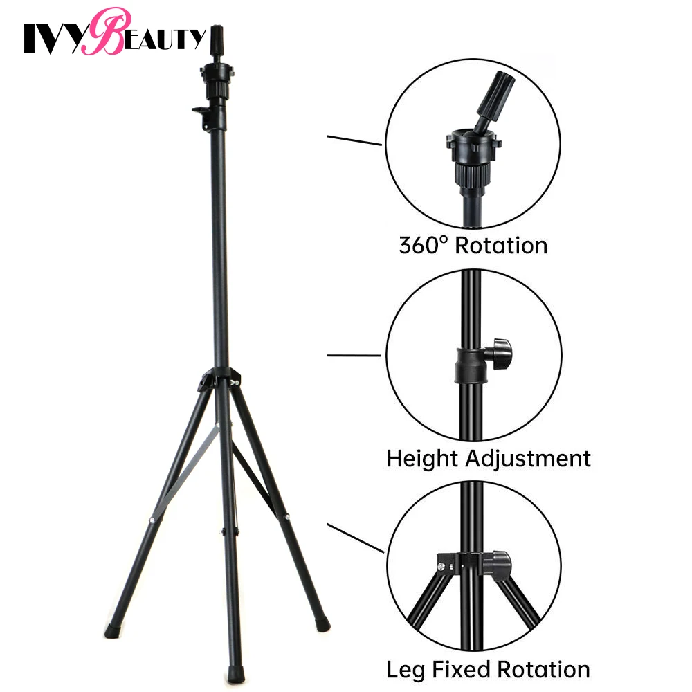 Парикмахерская тренировочная головка-держатель Штатив-тренога для