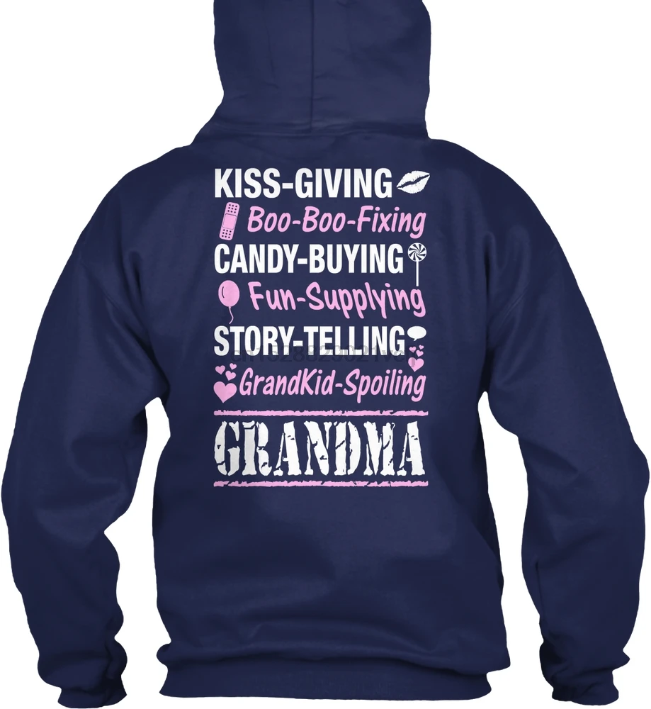 Мужская толстовка с длинным рукавом Are You A Proud Grandma женская уличная одежда |