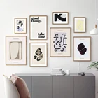 Винтаж Абстрактная живопись Colliction эскиз фигуры линии Холст Картина стене плакат печать рисунка для Гостиная украшение дома