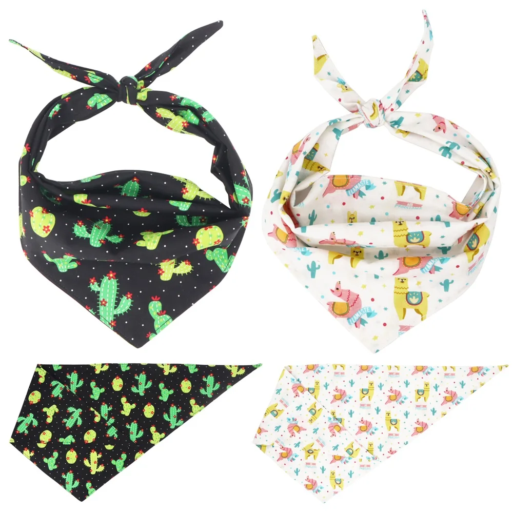 Бандана для собак альпака двусторонняя бандана галстук шарф аксессуары домашних