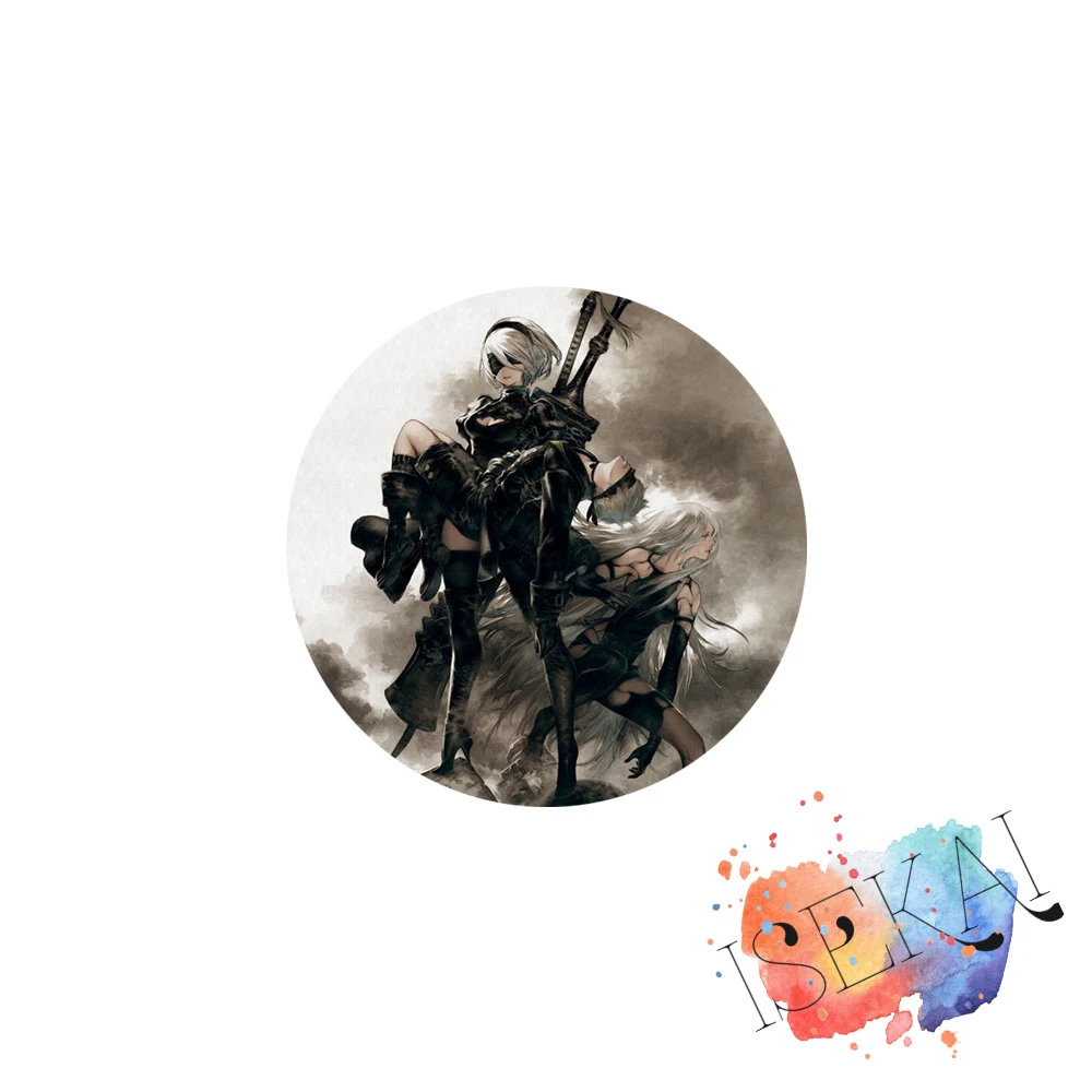 NieR: автоматический игровой значок YoRHa № 2 Тип B тип A 9 S 2B A2 9S металлический брошь на