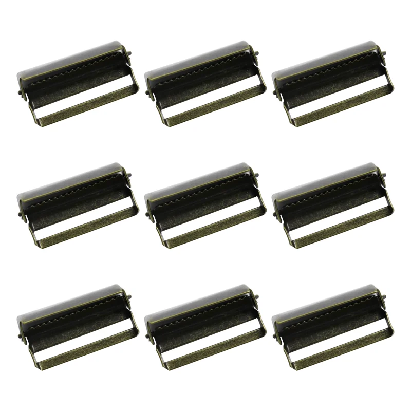 200 PCS/Batch 25MM Suspenders Belt Accessories Metal Bronze Adjusting Buckle Adjust Men | Дом и сад
