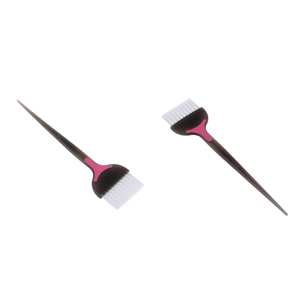

2x Pro Hair Dye Coloring Brush Tint Barber Brushes For Salon Hair Care