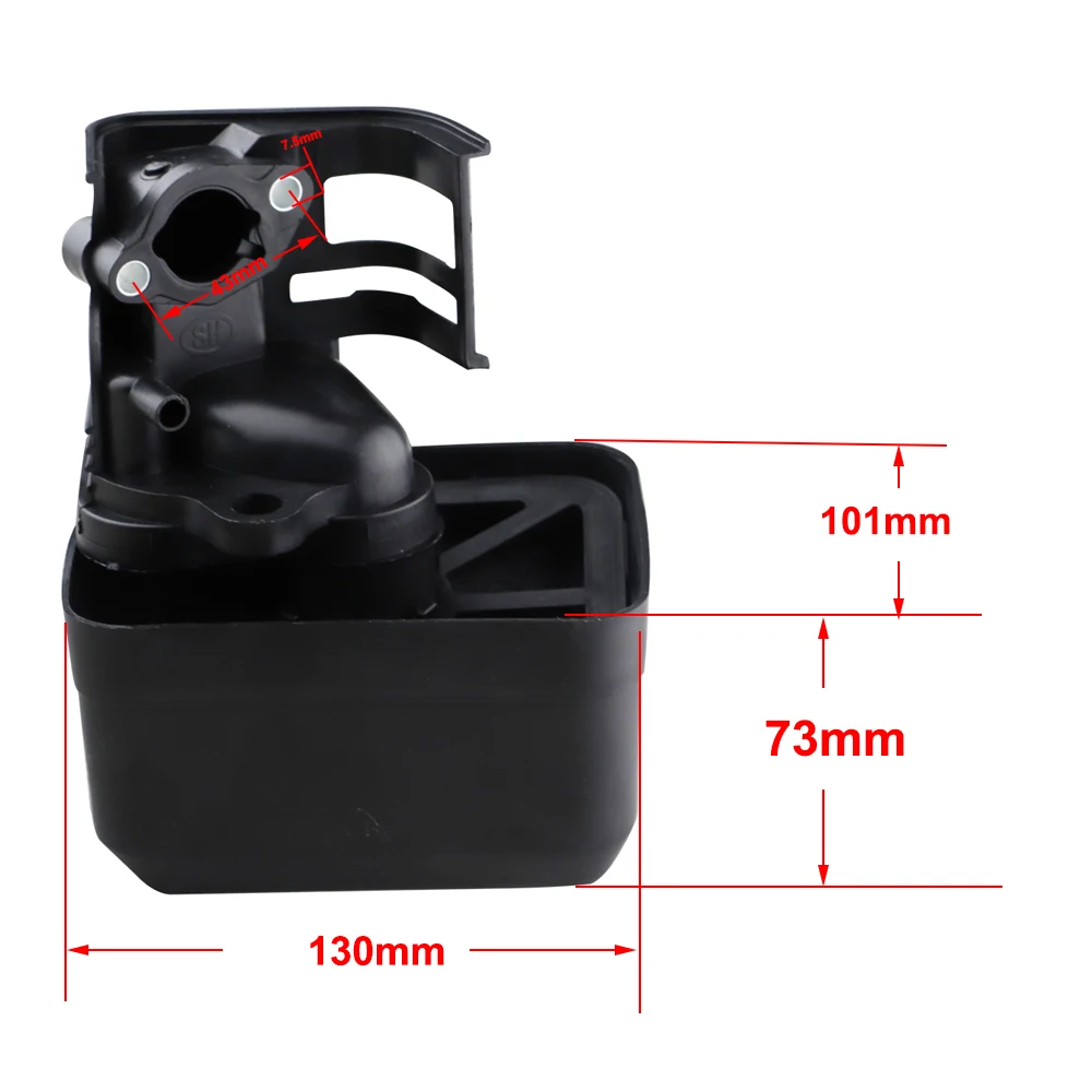 Корпус воздушного фильтра в сборе с комплектом фильтров для Honda GX160 GX200 GX120 GX140 HS522