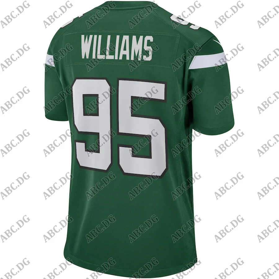 

Quinnen Williams New York Jets Game Player Jersey - Gotham Green