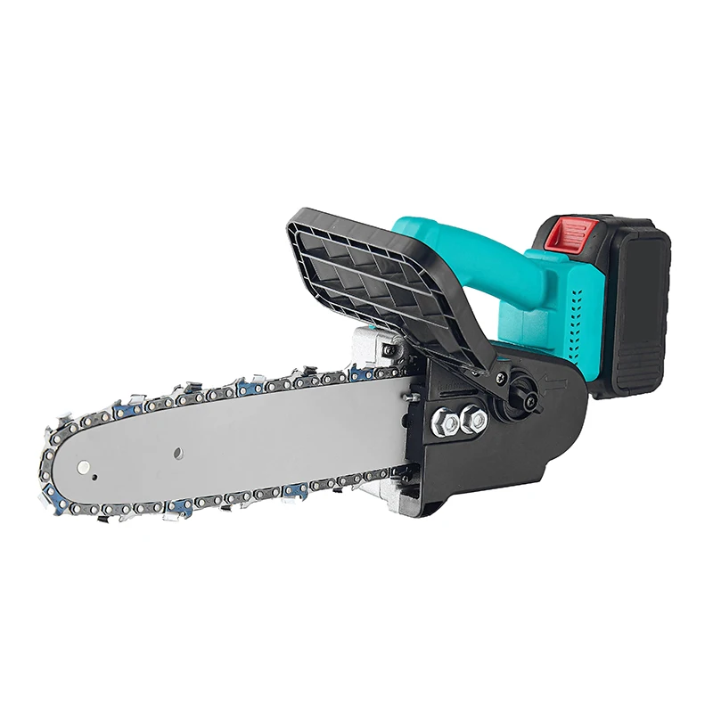 

21V 12in Cordless Electric Saw Chainsaw Portable 18m/s Woodworking Electric Saw Wood Cutter Power Tools US Plug Set