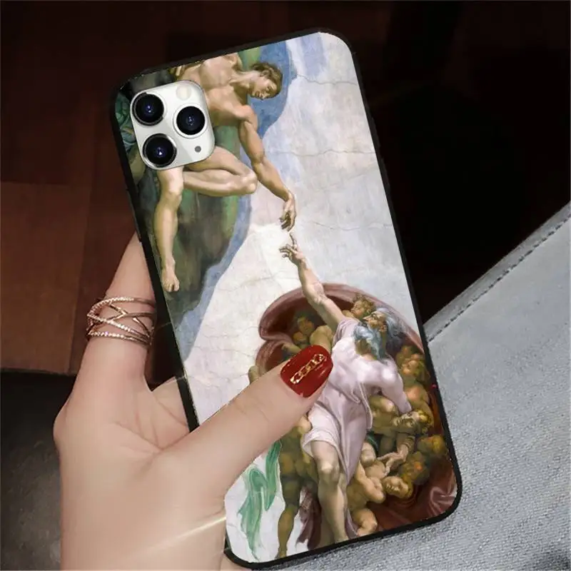 

Famous retro art painting Adorable Phone Case for iPhone 11 12 pro XS MAX 8 7 6 6S Plus X 5S SE 2020 XR