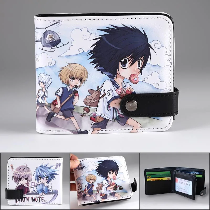 

Кошелек из искусственной кожи с аниме Death Note L Lawliet держатель для карт