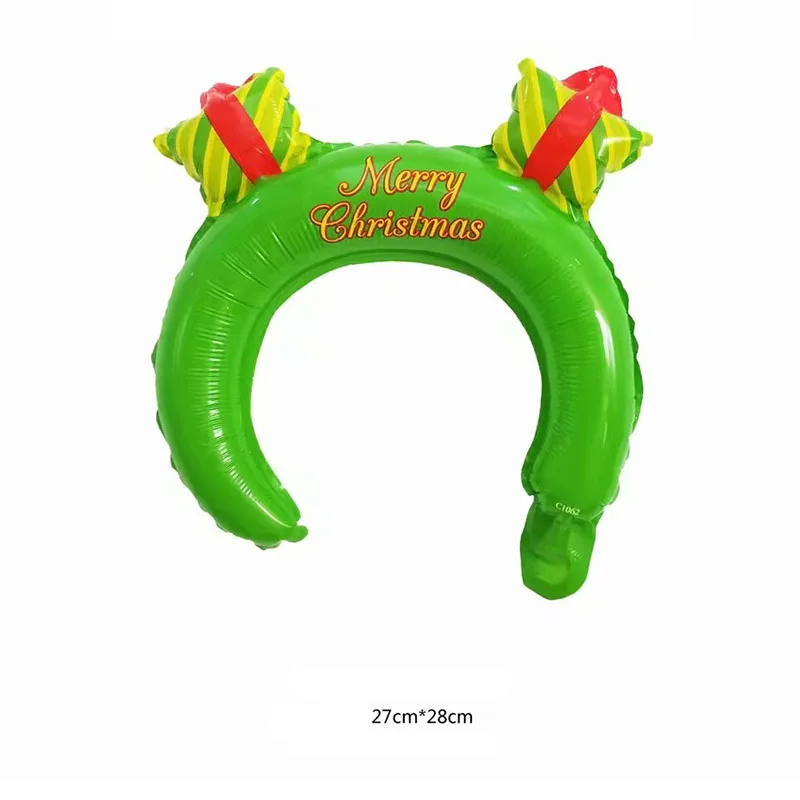 gifts hair clasp 5 шт. Navidad воздушные шары Рождественская заколка для волос шар Санта Клаус Снеговик головная повязка рождественские украшения Новогодний Декор Globos - Цвет: gifts hair clasp