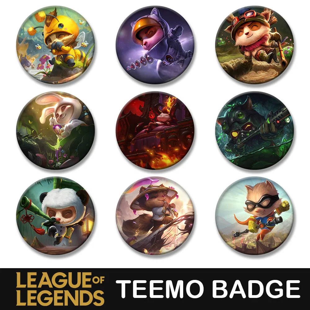 League of Legends Чемпион nunu значок LOL Beemo в виде маленького дьявола Омега персонажа брошь