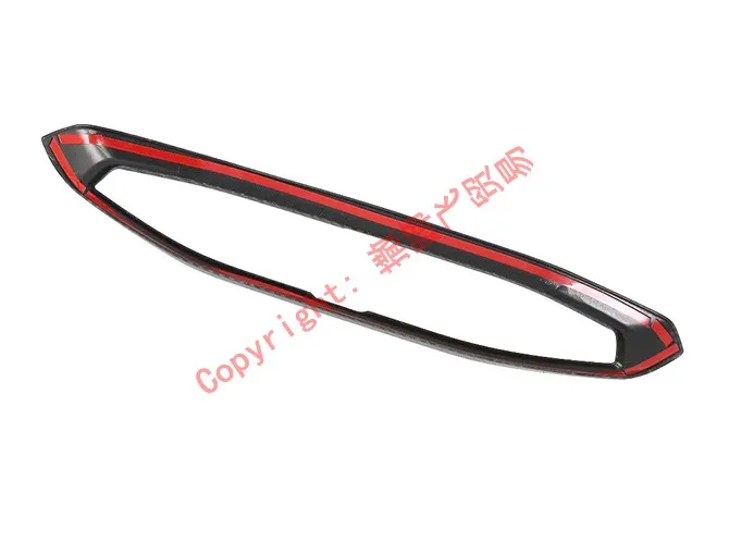 

Carbon Fiber Style Interior Center Air-Condition Vent Outlet Cover Trim For Hyundai IX25 2019 2020