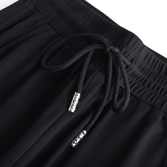 

2021 spring new pants women loose fashion trend cool wide-leg casual pants drawstring sweatpants Casual Cotton