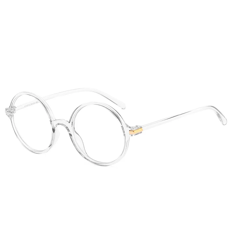 

New Transparent Frame Circular Frame Glasses Student Glasses Frame Retro Literary Glasses