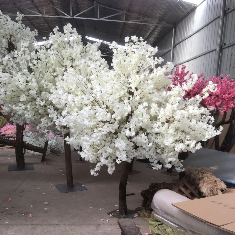 &Aacute;rbol de cerezo Artificial, simulaci&oacute;n de aterrizaje, adornos de flores, simulaci&oacute;n grande, &aacute;rbol de melocot&oacute;n, decoraci&oacute;n de boda, Hotel, decoraci&oacute;n del hogar-3