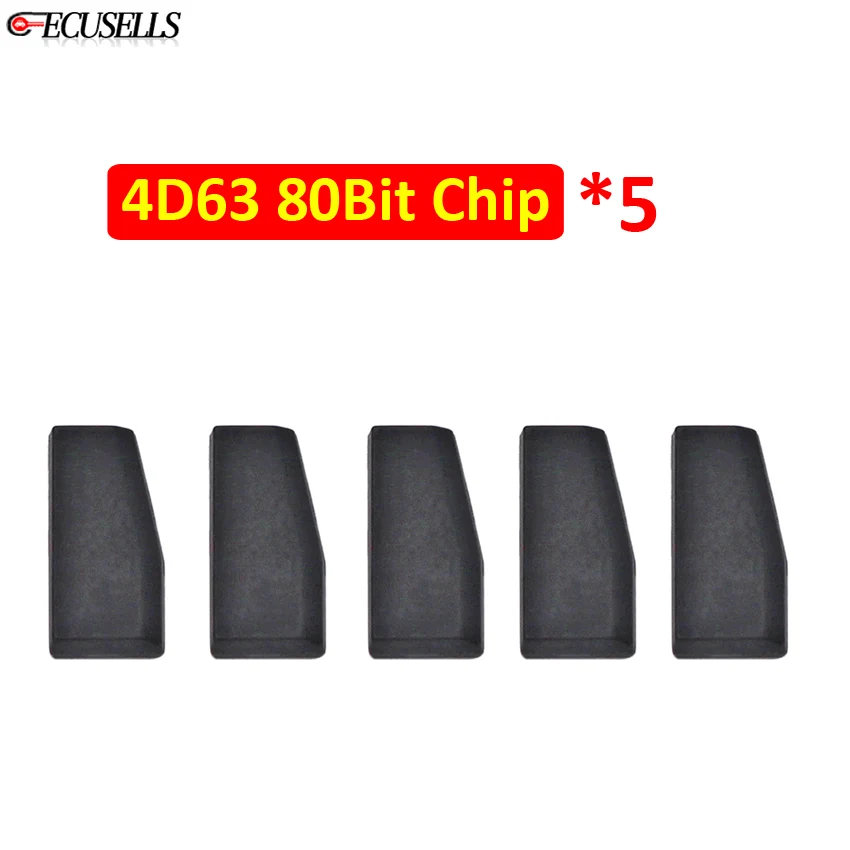 5 шт./лот 4D63 80Bit ID83 чип пустого автомобильного ключа ID4D63 63 для Ford Focus Edge Mazda 2 3 Mecury