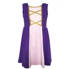 Платье принцессы с надписью Let Down Your Hair, Удобное Мягкое повседневное платье для игры на Рождество и Хэллоуин для девушек