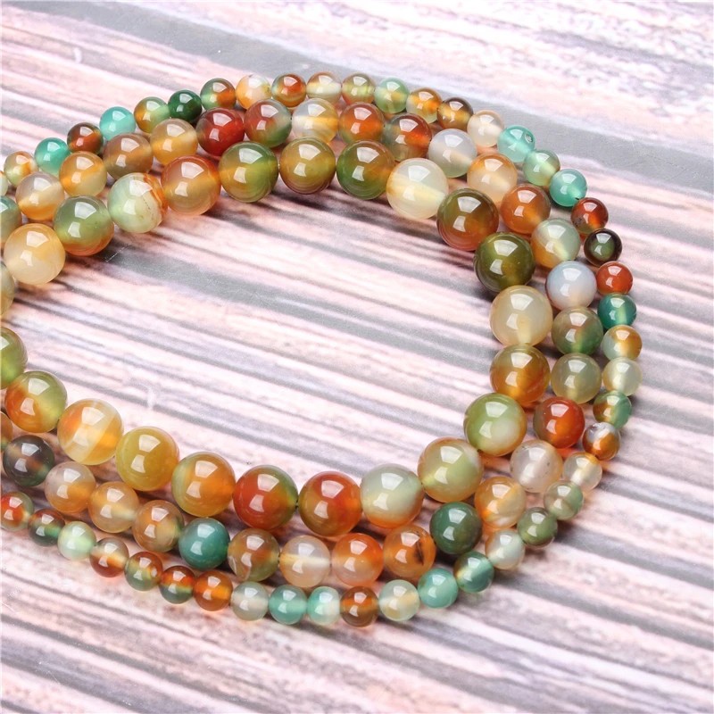 

Hot Sale Natural Stone Peacock Agate Beads 15.5" Pick Size: 4 6 8 10 mm fit Diy Charms Beads Jewelry Making Accessories