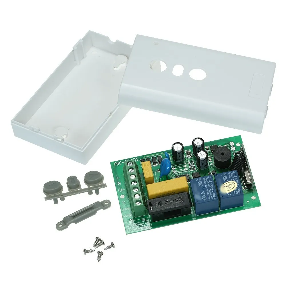 AC 220V 2CH 433MHz Интеллектуальный RF беспроводной переключатель системы