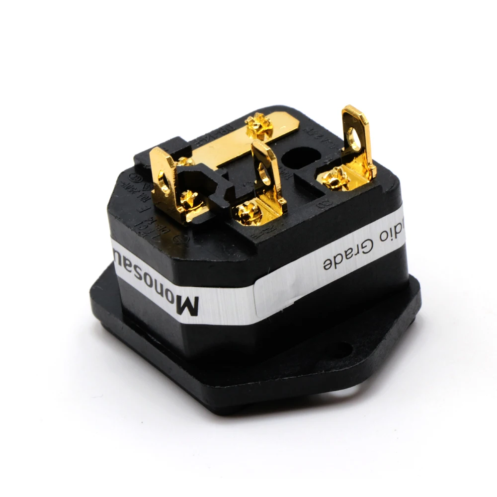 Monosaudio IF76G плавленый IEC разъем/разъем золото(G) покрытием