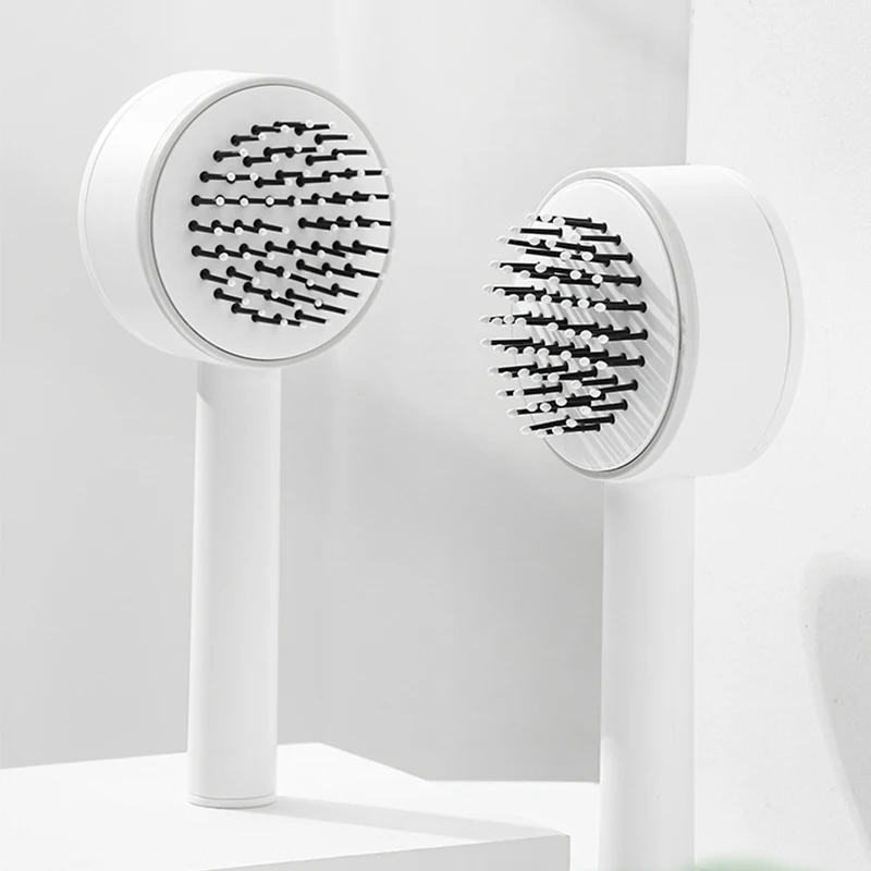 Long Handle Airbag Massage Comb Portable fluffy Curler Straightener Styling Combs Detangling Anti-static Hairdressing Brush