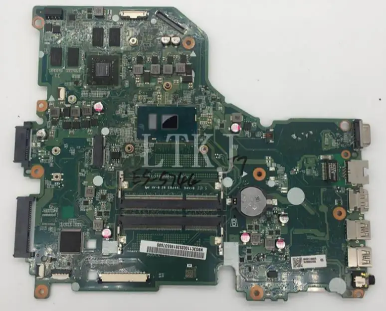 E5-574G материнская плата для acer Aspire E5-574 E5-574G F5-572 V3-575 V3-575G материнская плата I5-6200U Процессор DA0ZRWMB6G0 Тесты