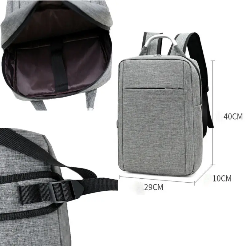 Водонепроницаемый рюкзак унисекс дорожная сумка для ноутбука с USB-портом зарядки