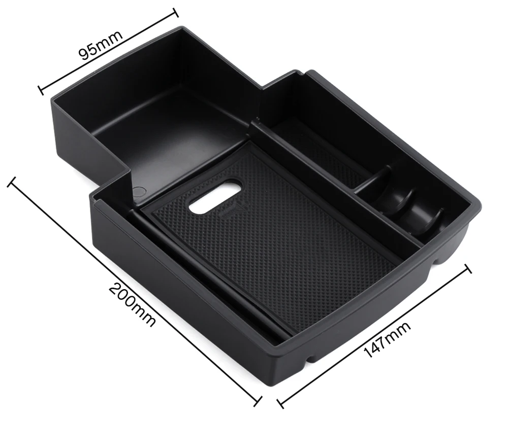 

For Audi A4 B8 A5 S5 2009-2016 Central Armrest Storage Box Container Holder Tray Car Organizer Accessories Car Styling