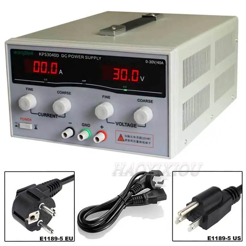 Wanptek KPS3040D Высокоточный высокомощный регулируемый светодиодный импульсный