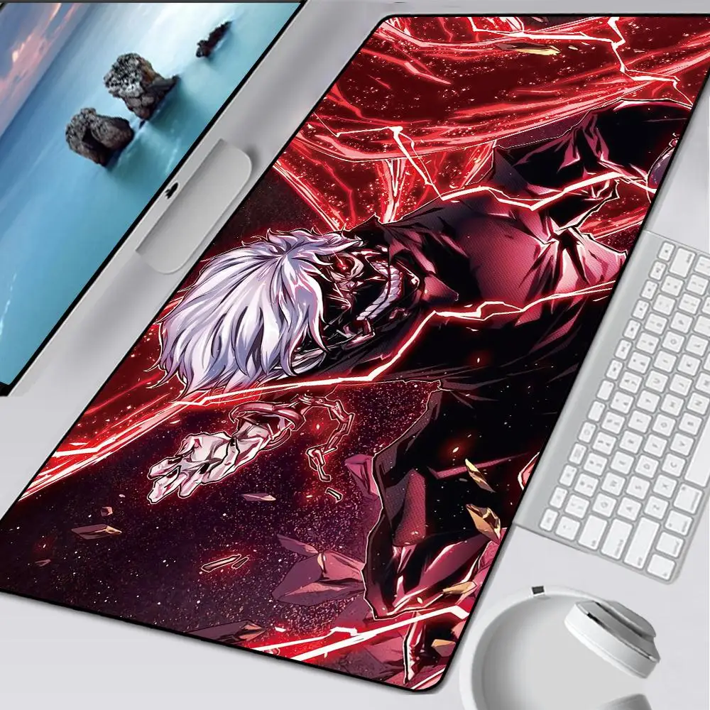 

Tokyo Ghoul Rubber Mouse Mat Gaming Mouse Pad Anime Large XXL Mousepad Gamer Speed Locking Edge Computer Pad Keyboard Play Mats