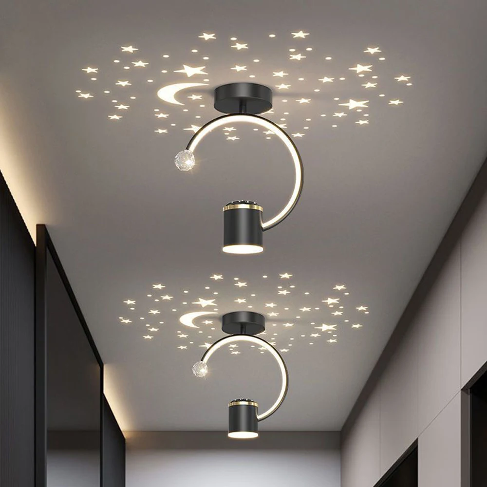 

Aisle Light Corridor Light Creative Starry Sky LED Ceiling Light Luxury Home Light Simple Modern Porch Balcony Light Fixture