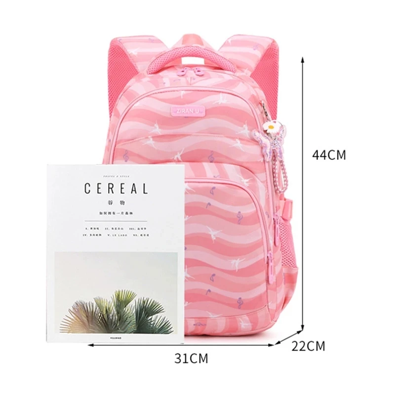 School Supplies CHILD Girls Orthopedic Backpacks Primary School Backpack All for school Waterproof Large Capacity TRAVEL Daypack