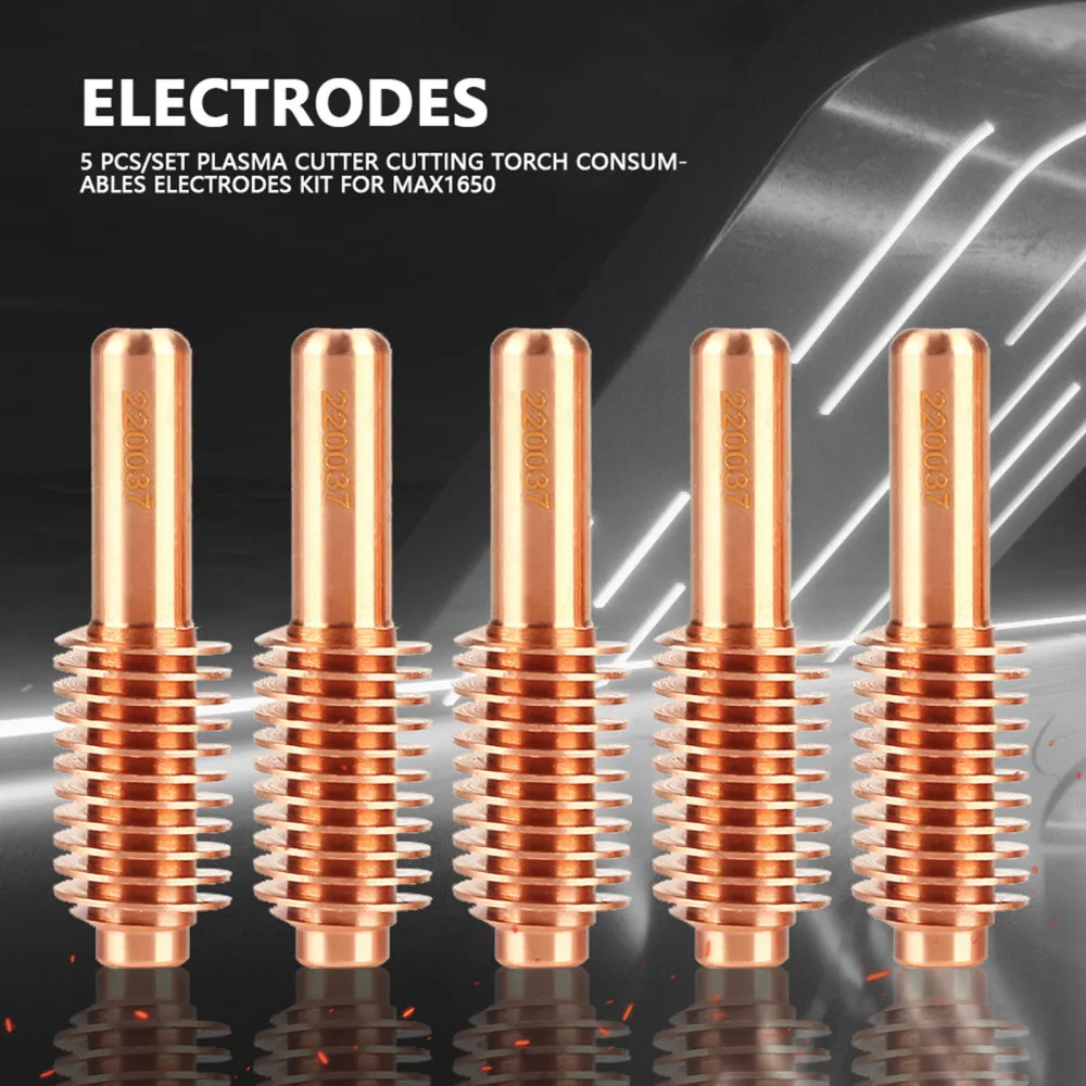 

Cutting Torch Accessories Electrode Tip Nozzle 5pcs 42 * 12mm Soldering Tools For Plasma 220037 MAX1650