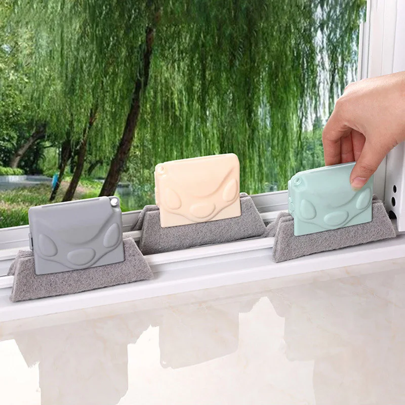 

Household Multifunction Gap Brushes Clean Supplies Scouring Pad​ Window Groove Brush Hanging Style Cleaning Tool accessories