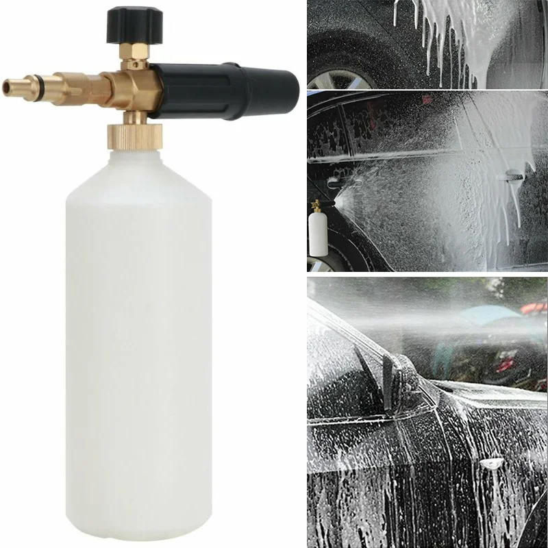 High Pressure Snow Foam Washer Jet Car Wash Adjustable Lance Soap Sprayer 1L |