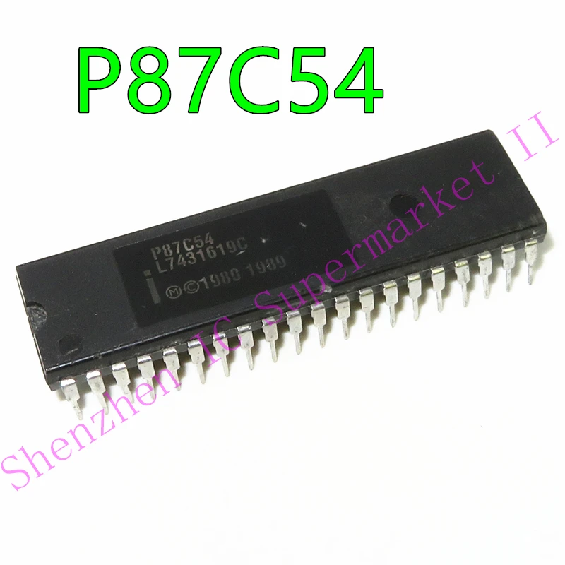 Новое поступление оригинальный 8 битный микроконтроллер P87C54X2FA P87C54 PLCC44 CHMOS с одним