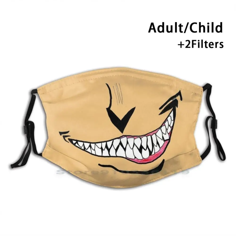 

Alucard Mouth V8 Mouth Print Reusable Pm2.5 Filter DIY Mouth Mask Kids Alucard Halloween Hellsing Helsing Vampire Mouth Devil