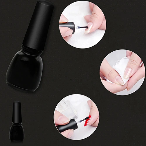 Small black bottle Nail Polish Quick-drying Translucent Environmental Protection Lasting Unpeelable Gel UV Lamp Art Beauty Tool | Красота и