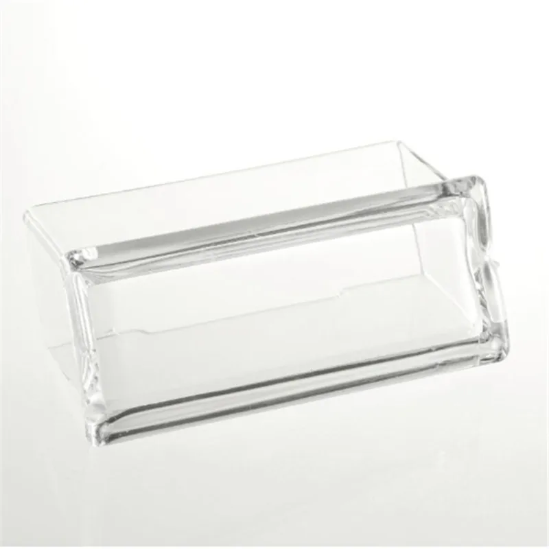 

Clear Desk Shelf Box storage Display Stand Acrylic Plastic transparent Desktop Business Card Holder Practical Use