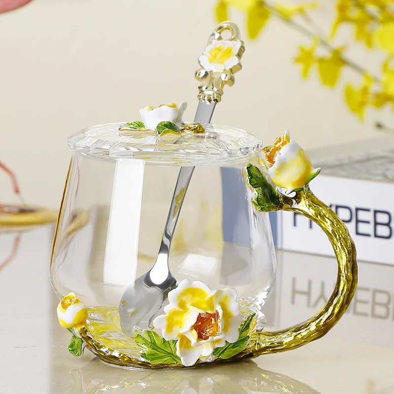Эмалированная чашка для воды ароматизированного чая креативное семейное