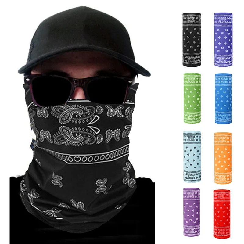 

Outdoor Sport Cycling Bandana Multifunctional Headband Neck Seamless Outdoor Cycling Scarf Mask Men Women Camping Hiking Scarf