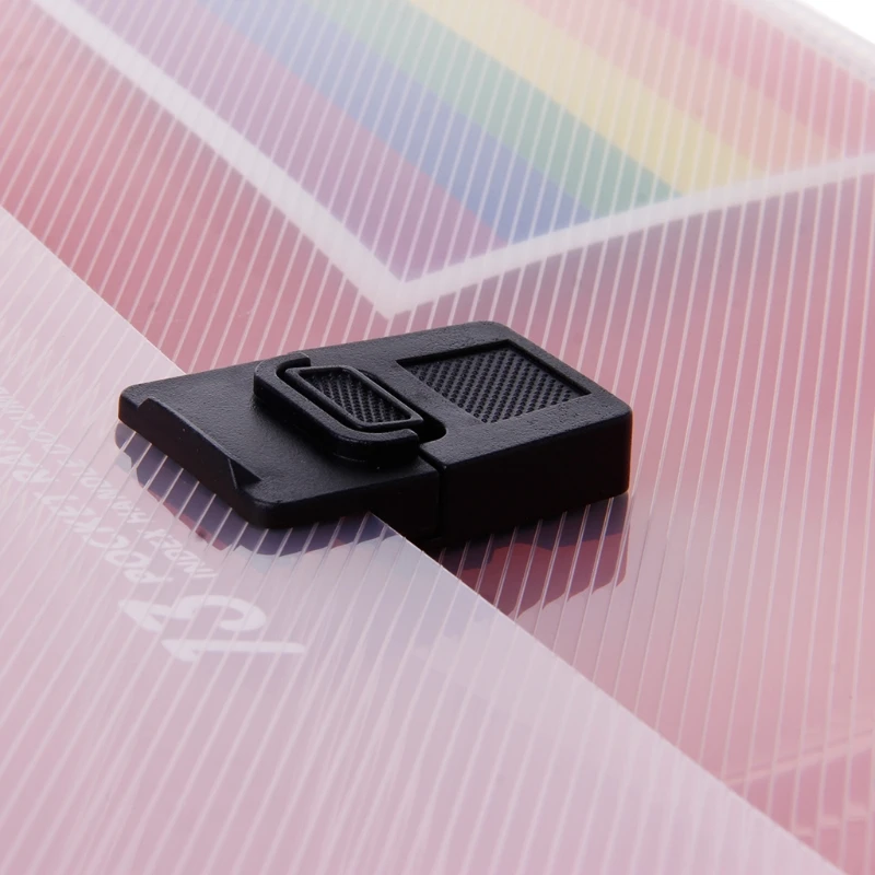 

A4 Rainbow Expanding Document Folder 13 Pocket School Portable Accordion Bag N1HD