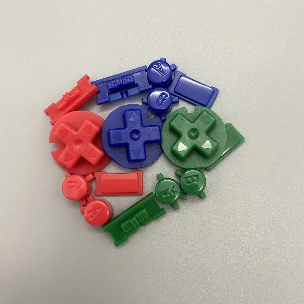 Высококачественные пластиковые цветные кнопки в комплекте клавиатуры для Gameboy GBC