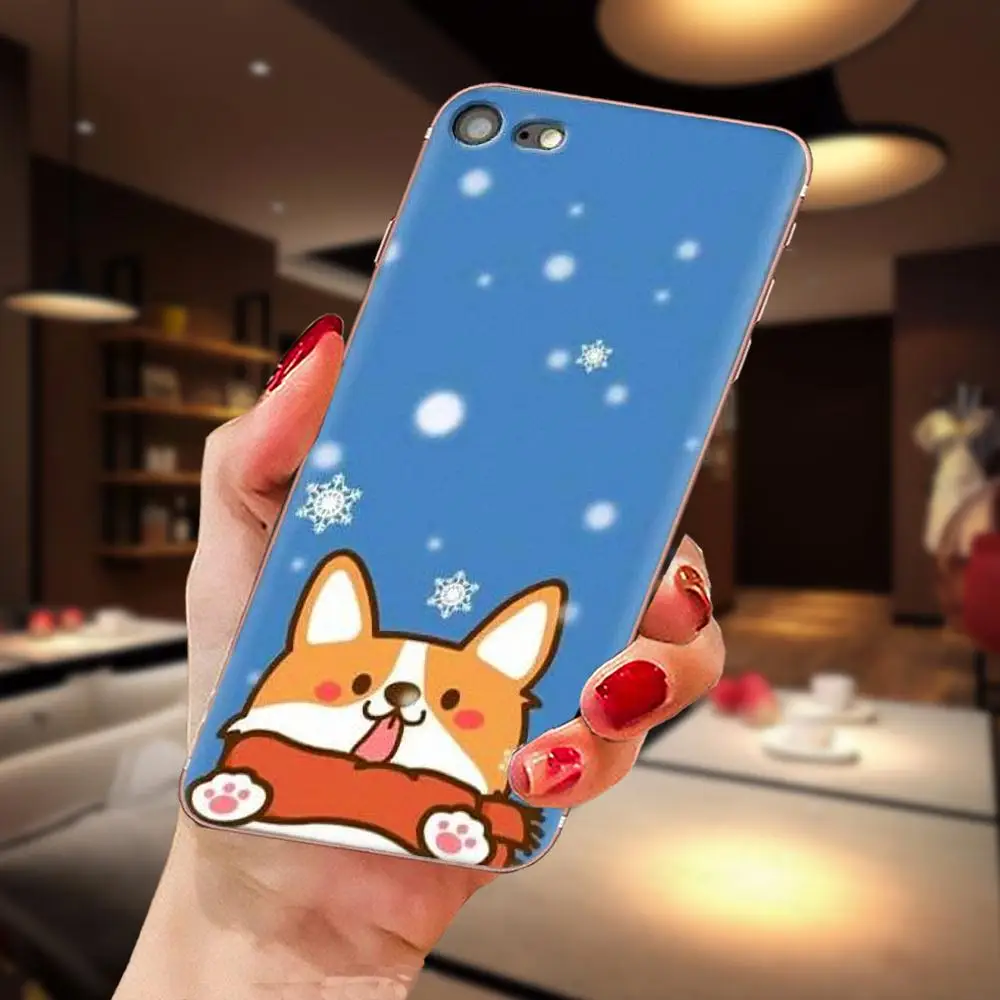 Мультфильм корги собака косплей Shiba Лисья Секретная служба (Inu для huawei Honor 4C 5A 5C 5X6 6A