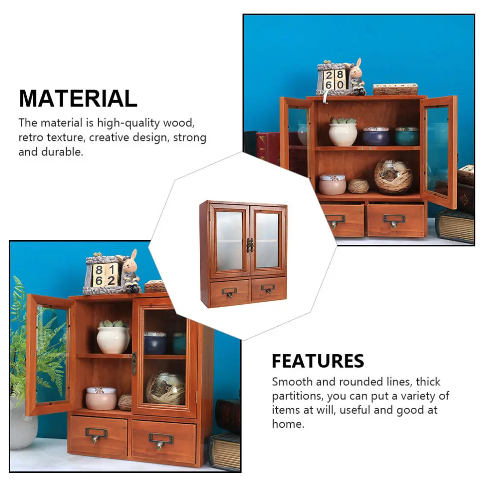 

1pc Storage Cabinet Dressing Table Shelf Sundries Storage Holder Sundries Box