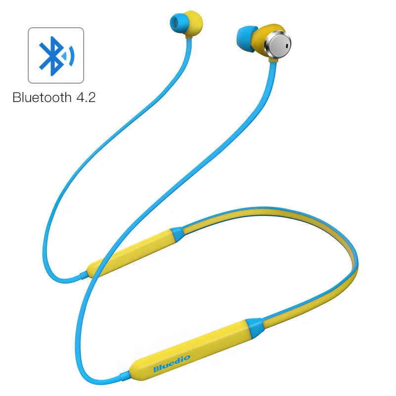 Yellow bluetooth 4.2 Bluedio TN Bluetooth наушники активные с шумоподавлением наушники-вкладыши с микрофоном для телефона iphone xiaomi - Цвет: Yellow bluetooth 4.2