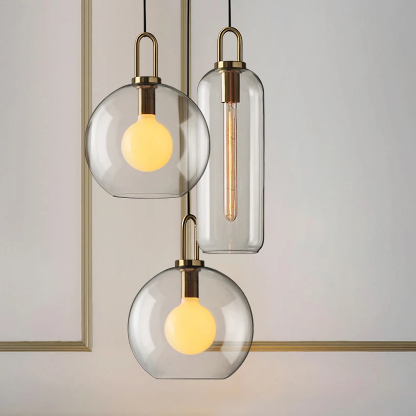 Современный светильник роскошный светодиодный стеклянный подвесной s ing