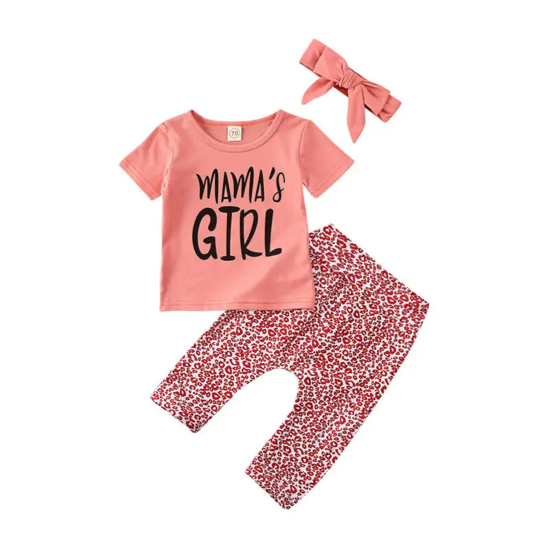 Комплект одежды Focusnorm для новорожденных девочек от 0 до 3 лет 2 шт. топы с коротким