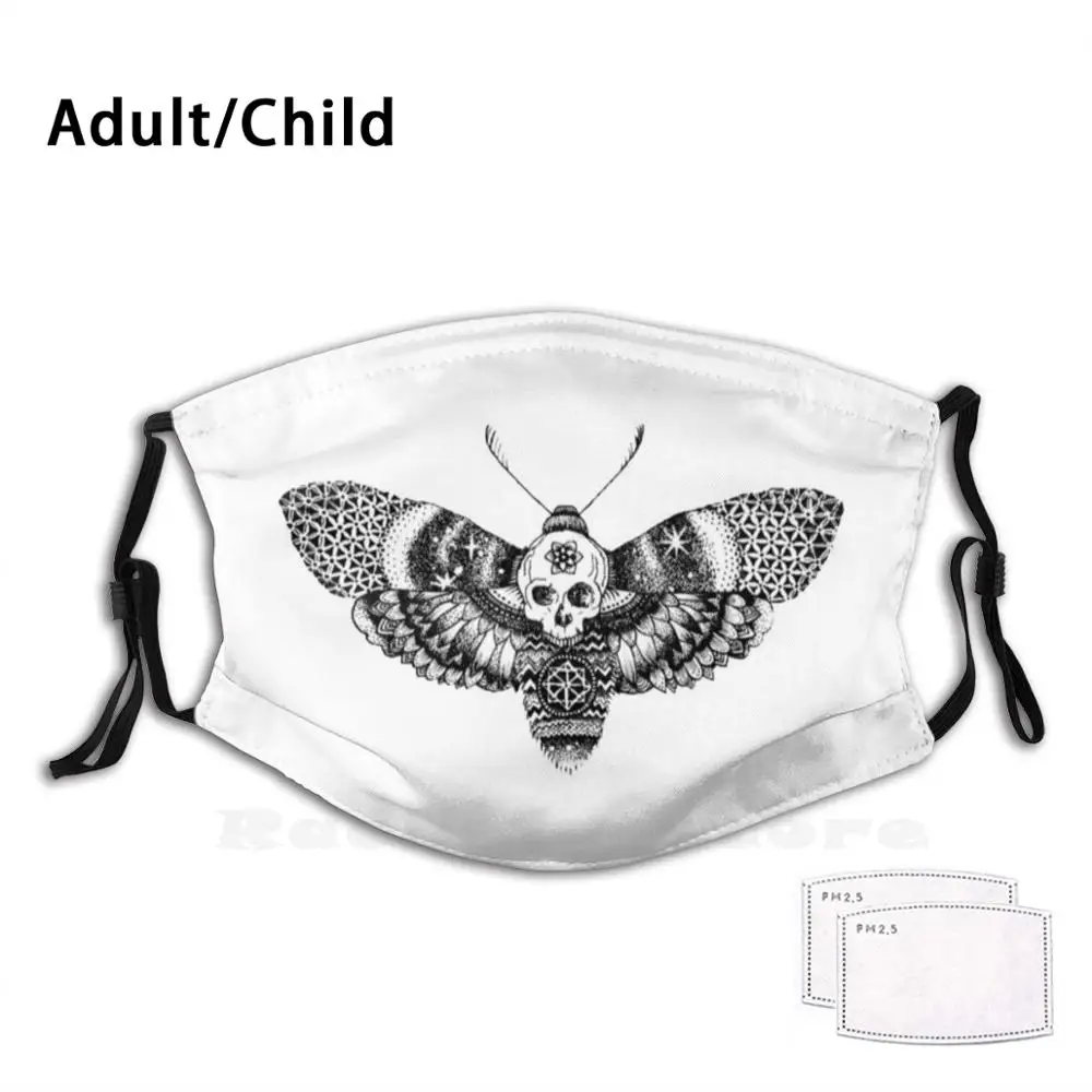 

Многоразовая маска для лица Death Hawk с забавным принтом